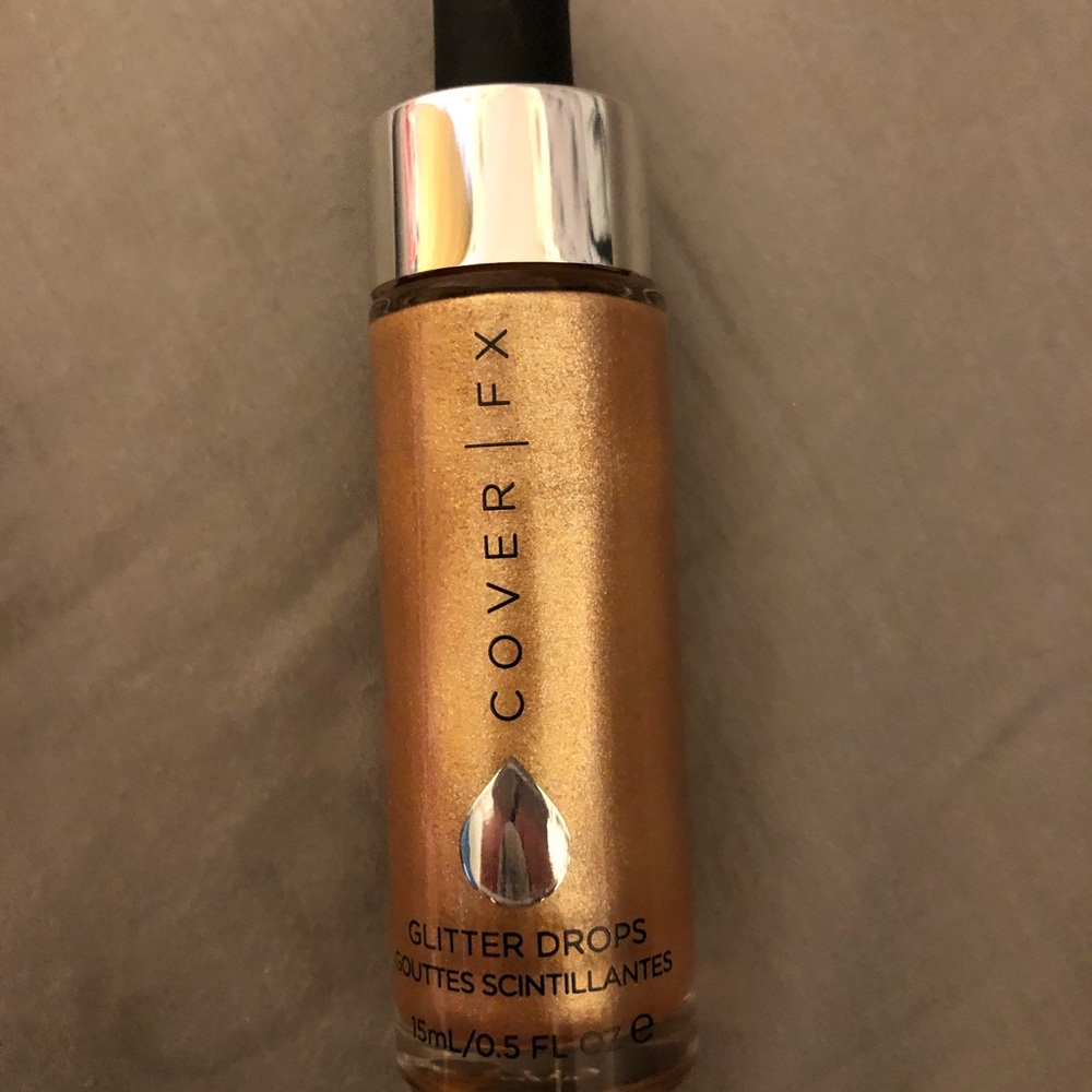 Cover FX Gold glitter drops